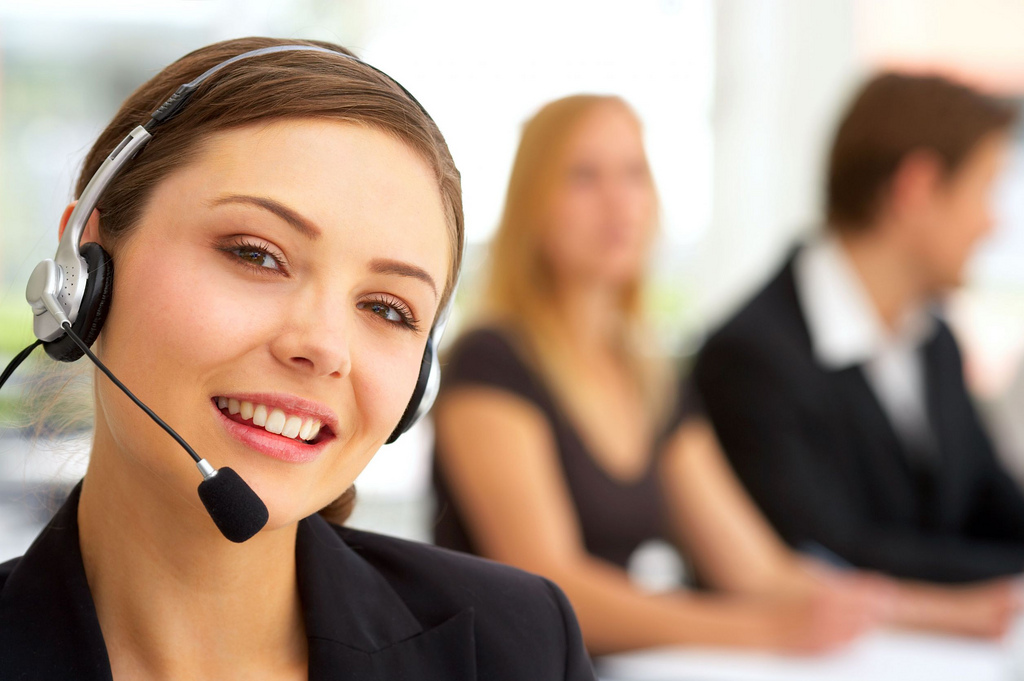 Trabajadora de atención al cliente
