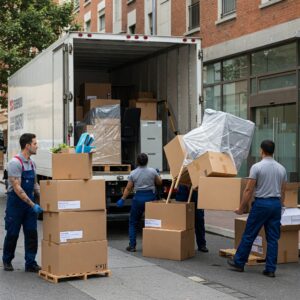 Mudanza grande de empresa