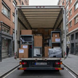 Camión de mudanzas para oficinas