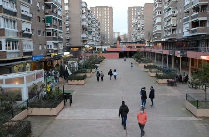 Zona en Moratalaz